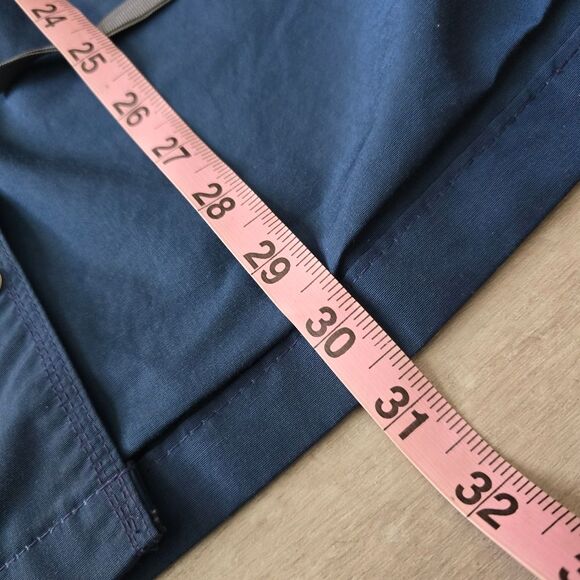 Vintage Sierra Designs 60/40 Mountain Parka Jacket S Blue Hood Rain Pockets - Picture 9 of 9